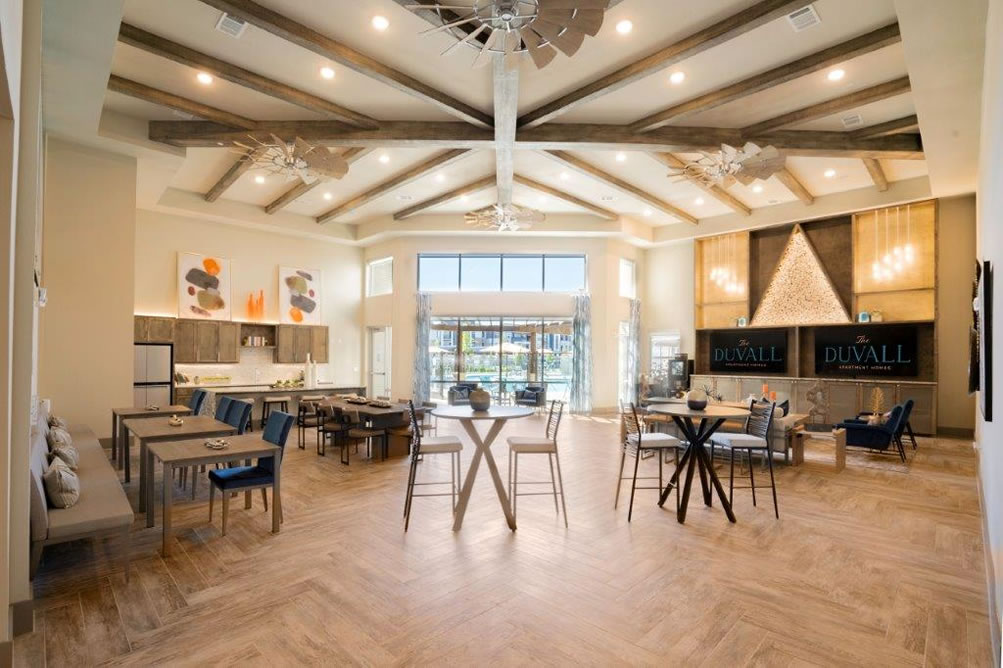 Clubhouse lounge